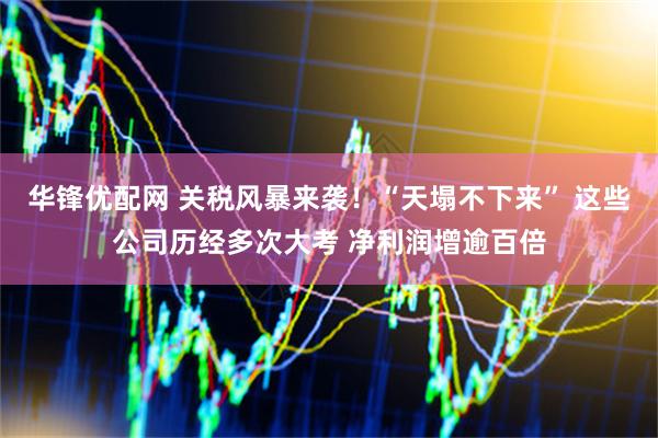 华锋优配网 关税风暴来袭！“天塌不下来” 这些公司历经多次大考 净利润增逾百倍