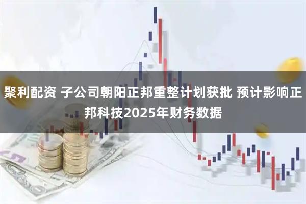 聚利配资 子公司朝阳正邦重整计划获批 预计影响正邦科技2025年财务数据