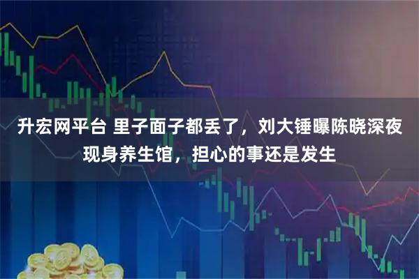 升宏网平台 里子面子都丢了,刘大锤曝陈晓深夜现身养生馆,担心的事还是发生