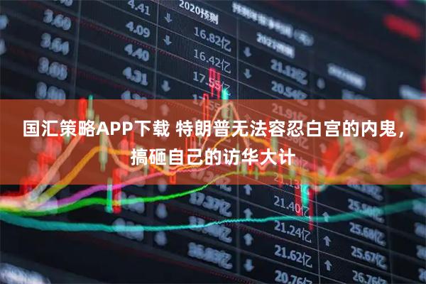 国汇策略APP下载 特朗普无法容忍白宫的内鬼，搞砸自己的访华大计
